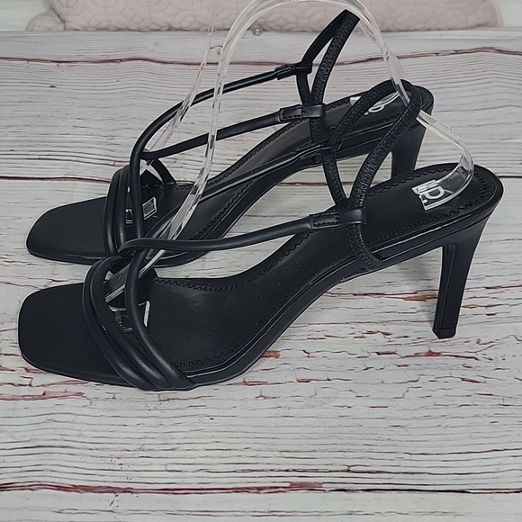 bp Shoes - BP NORDSTROM Elegant Black Strappy Heels Size 10.5 NWOT